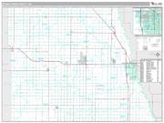 Grand Forks County, ND <br /> Wall Map <br /> Premium Style 2024 Map