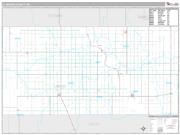 La Moure County, ND <br /> Wall Map <br /> Premium Style 2024 Map
