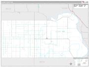 Oliver County, ND <br /> Wall Map <br /> Premium Style 2024 Map