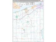 Ashtabula County, OH <br /> Wall Map <br /> Premium Style 2024 Map
