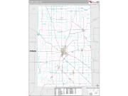 Darke County, OH <br /> Wall Map <br /> Premium Style 2024 Map