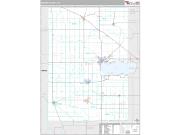 Mercer County, OH <br /> Wall Map <br /> Premium Style 2024 Map