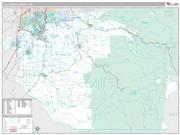 Clackamas County, OR <br /> Wall Map <br /> Premium Style 2024 Map
