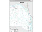 Columbia County, OR <br /> Wall Map <br /> Premium Style 2024 Map