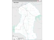Sherman County, OR <br /> Wall Map <br /> Premium Style 2024 Map