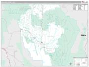 Wallowa County, OR <br /> Wall Map <br /> Premium Style 2024 Map