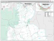 Wasco County, OR <br /> Wall Map <br /> Premium Style 2024 Map