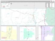 Beaver County, UT <br /> Wall Map <br /> Premium Style 2024 Map