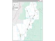 Sanpete County, UT <br /> Wall Map <br /> Premium Style 2024 Map