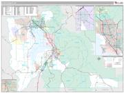 Utah County, UT <br /> Wall Map <br /> Premium Style 2024 Map