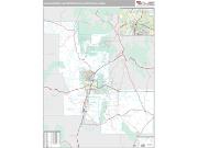 Albuquerque Metro Area <br /> Wall Map <br /> Premium Style 2024 Map