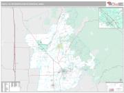 Chico Metro Area <br /> Wall Map <br /> Premium Style 2024 Map