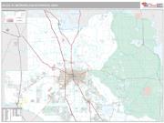 Ocala Metro Area <br /> Wall Map <br /> Premium Style 2024 Map