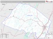 Winchester Metro Area <br /> Wall Map <br /> Premium Style 2024 Map