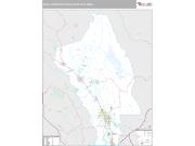 Napa Metro Area <br /> Wall Map <br /> Premium Style 2024 Map