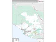 Oxnard-Thousand Oaks-Ventura Metro Area <br /> Wall Map <br /> Premium Style 2024 Map