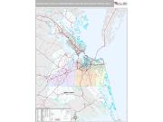 Greater San Diego Metro Area <br /> Wall Map <br /> Premium Style 2024 Map