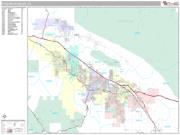 Coachella Valley Metro Area <br /> Wall Map <br /> Premium Style 2024 Map