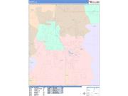 Menifee <br /> Wall Map <br /> Color Cast Style 2024 Map