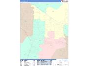 Palm Desert <br /> Wall Map <br /> Color Cast Style 2024 Map