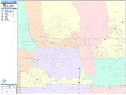 Rancho Cucamonga <br /> Wall Map <br /> Color Cast Style 2024 Map