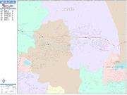 Simi Valley <br /> Wall Map <br /> Color Cast Style 2024 Map