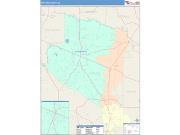 Appling <br /> Wall Map <br /> Color Cast Style 2024 Map