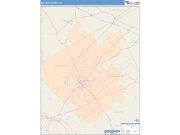 Bleckley <br /> Wall Map <br /> Color Cast Style 2024 Map