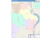 Allamakee <br /> Wall Map <br /> Color Cast Style 2024 Map