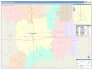 Buchanan <br /> Wall Map <br /> Color Cast Style 2024 Map