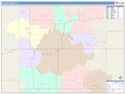 Keokuk <br /> Wall Map <br /> Color Cast Style 2024 Map