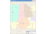 Poweshiek <br /> Wall Map <br /> Color Cast Style 2024 Map