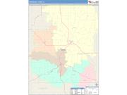 Winneshiek <br /> Wall Map <br /> Color Cast Style 2024 Map
