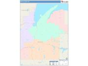 Baraga <br /> Wall Map <br /> Color Cast Style 2024 Map