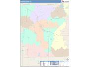 Hillsdale <br /> Wall Map <br /> Color Cast Style 2024 Map