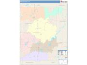 Newaygo <br /> Wall Map <br /> Color Cast Style 2024 Map
