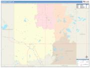 Ogemaw <br /> Wall Map <br /> Color Cast Style 2024 Map