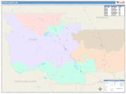 Teton <br /> Wall Map <br /> Color Cast Style 2024 Map