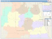 Grand Forks <br /> Wall Map <br /> Color Cast Style 2024 Map