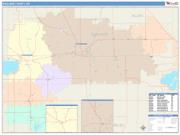Auglaize <br /> Wall Map <br /> Color Cast Style 2024 Map