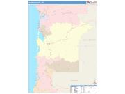 Tillamook <br /> Wall Map <br /> Color Cast Style 2024 Map