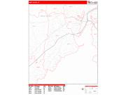 West Haven <br /> Wall Map <br /> Zip Code <br /> Red Line Style 2024 Map