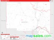 Humboldt County, NV <br /> Wall Map <br /> Zip Code <br /> Red Line Style 2024 Map
