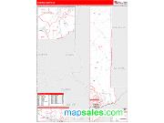 Washoe County, NV <br /> Wall Map <br /> Zip Code <br /> Red Line Style 2024 Map