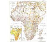 Africa 1950 <br /> Wall Map Map
