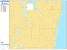 Pompano Beach Wall Map