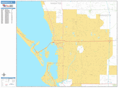 Sarasota Wall Map