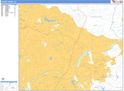 Johns Creek Wall Map