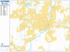 Joliet Wall Map