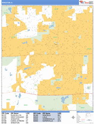 Wheaton Wall Map